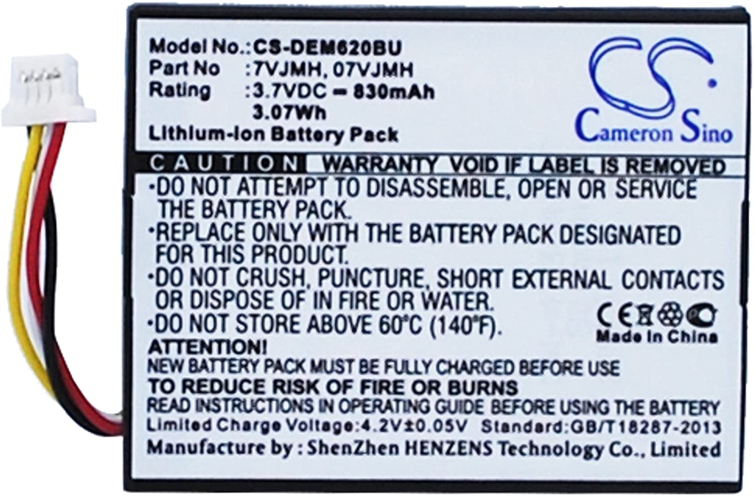 Baterija za Dell PowerEdge M620 / R320 / T420, 830 mAh - slika 2
