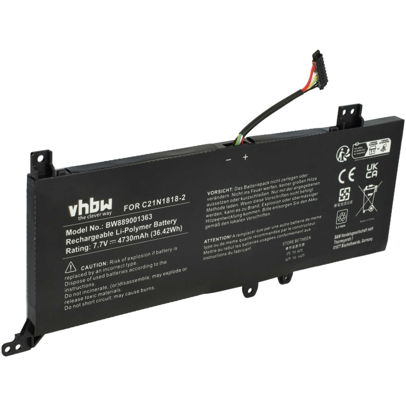Baterija za Asus VivoBook 14 X412 / X412D / X412F, C21N1818-2, 4730 mAh - Image 4