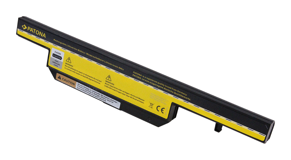 Opis:Nadomestna baterija je izdelana po zasnovi in tehnologiji nemškega proizvajalca Patona, kar zagotavlja odlično kvalitetoNajsodobnejša tehnologija omogoča veliko ciklov polnjenja in praznjenjaLi-Ion celice so prijazne okolju, obenem pa zagotavljajo delovanje brez spominskega učinkaTermično stikalo ščiti baterijske celice pred pregrevanjem, prenapolnitvijo in kratkim stikomVisoka kapaciteta baterije, podaljšan čas delovanja pri mirovanju naprave, zelo počasno samopraznjenje100% kompatibilnost z originalno baterijoBaterijo polnimo z originalnim ali nadomestnim polnilcemCertifikati CE in ROHSOriginalne oznake:6-87-C480S-4G46-87-C480S-4G416-87-C480S-4G4B687C480S4P46-87-C480S-4P46-87-C480S-4P426-87-E412S-4D76-87-E412S-4D7A6-87-E412S-4Y46-87-W24ES-4W46-87-W27PS-4P4C4500BAT6C4500BAT-6Primerno za:Advent:6411Agilitas:AO10716, AO170717, AP10800 , AP750, C5500Q, W251BUQ , W270BUQClevo:B5130M, B7110, B7130, C4100, C4500, C4500q-M220s, C4501, C4505, C4800, C4801, C4805, E4105, E4107, E7130, mySN, W150HRx, W170HR, W1x0HNx, W245EUQ, W25xBWQ, W2xxBUx, W2xxCUGigabyte:Q1732Hi-Grade:C5101Mobilitas:E7130, OD0710 , OD0723PCSpecialist:Optimus IISchenker:XMG A500, A501, A502, A701, A702 AdvancedTerra Mobile:1511, 1509, 1526, 1527, 1528, 1547, 1547pViewSonic:VNB142Lastnosti:Proizvajalec: PatonaBarva: črnaVrsta: Li-IonNapetost: 11,1 VKapaciteta: 4.400 mAh (49 Wh)Število celic: 6