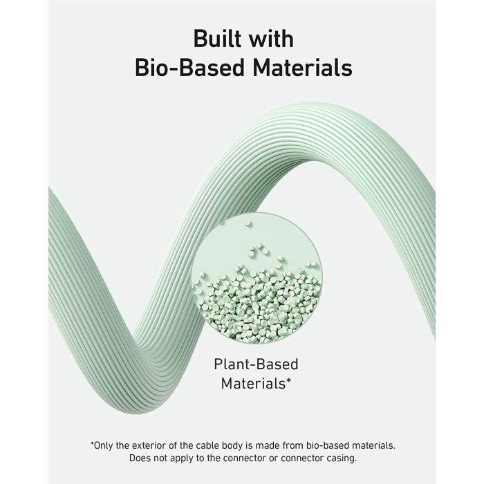 Anker 543 BIO USBC-USBC 0,9m kabel zelen - slika 4