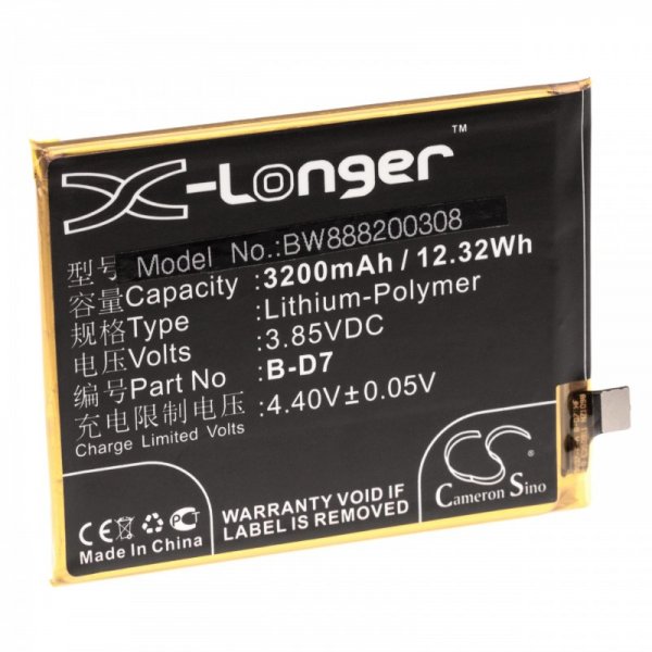 Baterija za Vivo X21, B-D7, 3200 mAh - slika 2