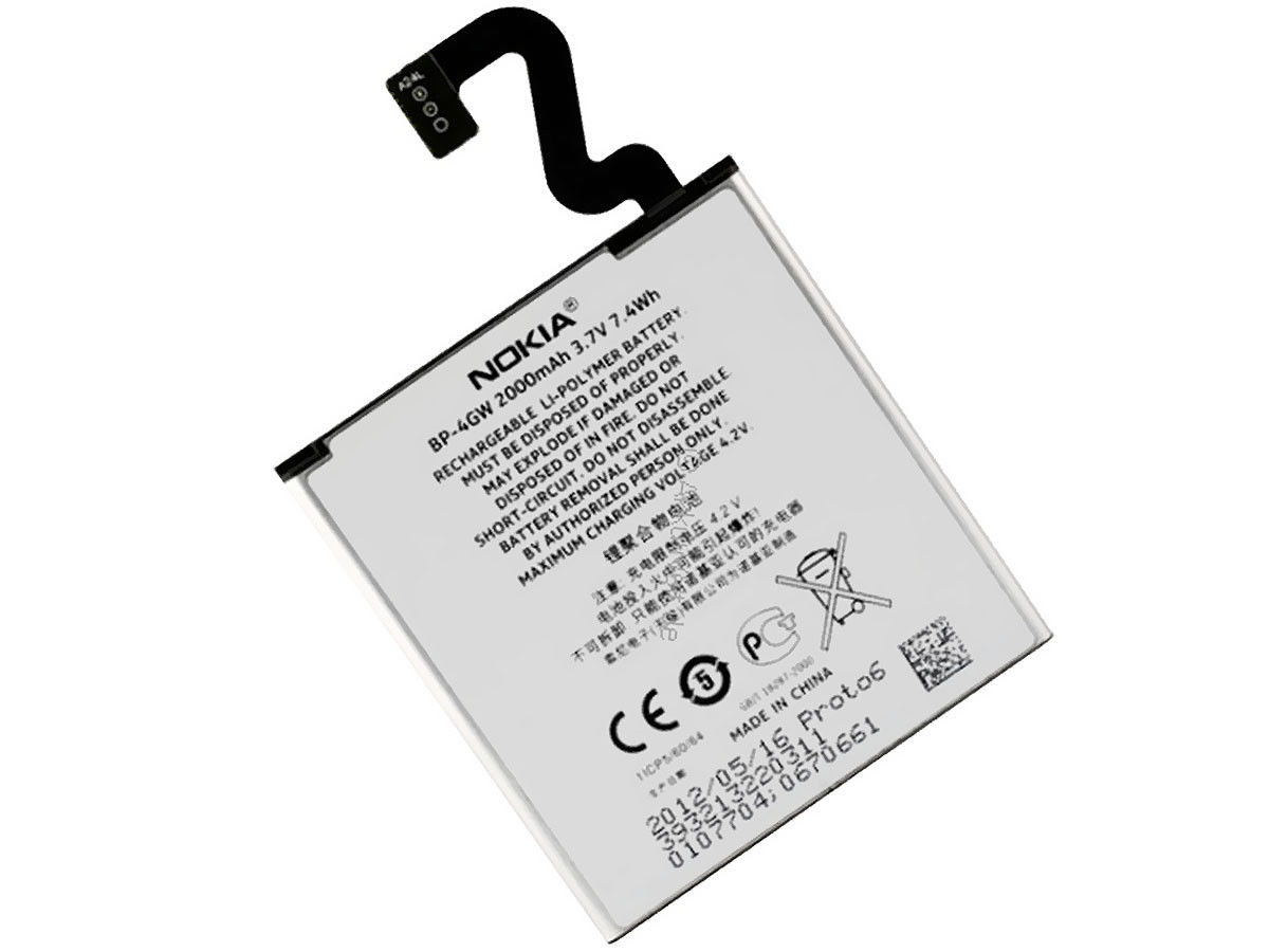 Baterija za Nokia Lumia 625 / 720, originalna, 2000 mAh - slika 2