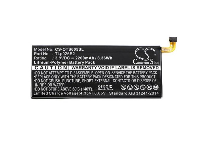 Baterija za Alcatel One Touch Idol 4, 2200 mAh - slika 2