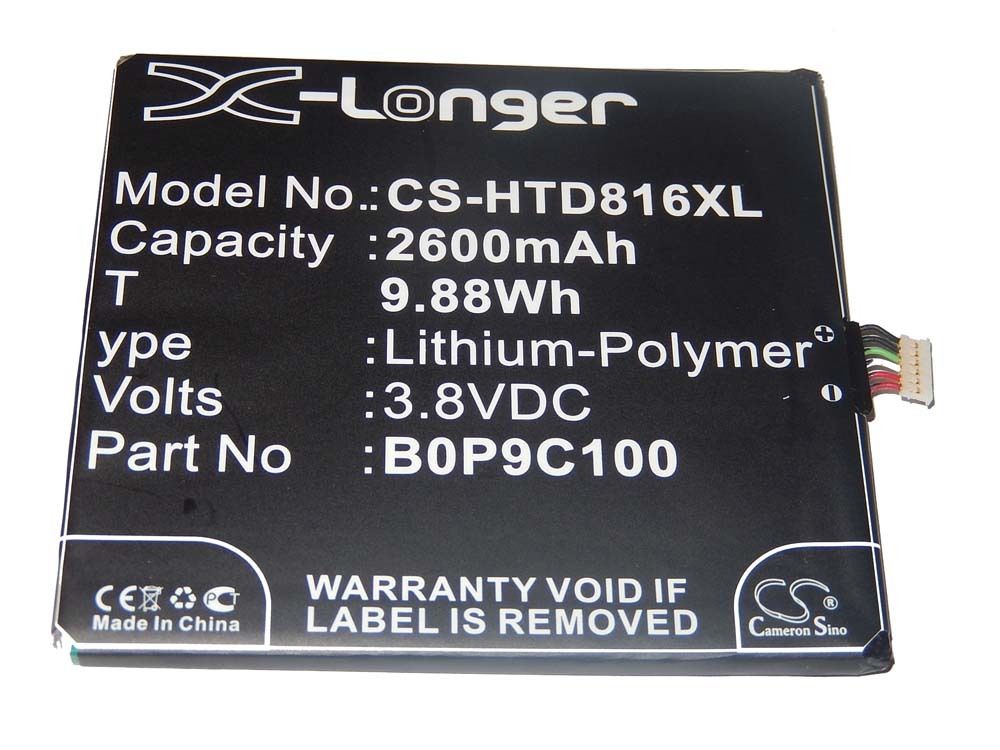 Baterija za HTC Desire 816 / A5, 2600 mAh - slika 2