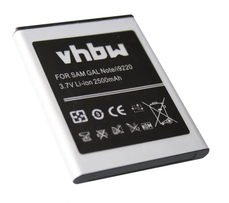 Baterija za Samsung Galaxy Note / N7000, 2500 mAh - slika 2
