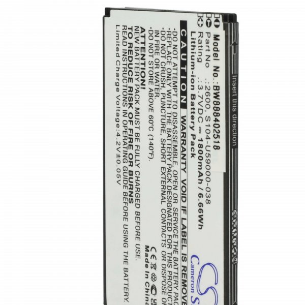 Baterija za Wiko Sunny 2 Plus, 1800 mAh - slika 3