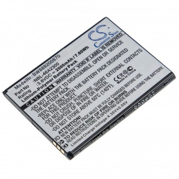 Opis:Nadomestna baterija je izdelana po zasnovi in tehnologiji nemškega proizvajalca VHBW, kar zagotavlja odlično kvalitetoNajsodobnejša tehnologija omogoča veliko ciklov polnjenja in praznjenjaLi-Ion celice so prijazne okolju, obenem pa zagotavljajo delovanje brez spominskega učinkaTermično stikalo ščiti baterijske celice pred pregrevanjem, prenapolnitvijo in kratkim stikomVisoka kapaciteta baterije, podaljšan čas delovanja pri mirovanju naprave, zelo počasno samopraznjenje100% kompatibilnost z originalno baterijoBaterijo polnimo z originalnim ali nadomestnim polnilcemCertifikati CE in ROHSOriginalne oznake:NBL-46A2300Primerno za:TP-Link Neffos:C7a, TP705ALastnosti:Proizvajalec: VHBWVrsta: Li-IonNapetost: 3,8 VKapaciteta: 2.000 mAh (7,60 Wh)