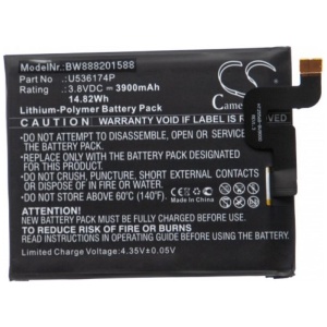 <b>Opis:</b><br><ul><li>Nadomestna baterija je izdelana po zasnovi in tehnologiji nemškega proizvajalca VHBW, kar zagotavlja odlično kvaliteto<br></li><li>Najsodobnejša tehnologija omogoča veliko ciklov polnjenja in praznjenja<br></li><li>Li-Polymer celice so prijazne okolju, obenem pa zagotavljajo delovanje brez spominskega učinka<br></li><li>Termično stikalo ščiti baterijske celice pred pregrevanjem, prenapolnitvijo in kratkim stikom<br></li><li>Visoka kapaciteta baterije, podaljšan čas delovanja pri mirovanju naprave, zelo počasno samopraznjenje<br></li><li>100% kompatibilnost z originalno baterijo</li><li>Baterijo polnimo z originalnim ali nadomestnim polnilcem</li><li>Certifikati CE in ROHS</li></ul><br><br><p><b>Originalne oznake:</b></p><ul><li>U536174P<br></li></ul><br><br><p><b>Primerno za:</b></p><p>Blackview:</p><ul><li>BV9000 Pro<br></li></ul><br><b>Lastnosti:</b><ul><li>Proizvajalec: VHBW</li><li>Vrsta: Li-Polymer</li><li>Napetost: 3,8 V</li><li>Kapaciteta: 3.900 mAh (14,82 Wh)</li></ul><br>