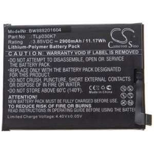 <b>Opis:</b><br><ul><li>Nadomestna baterija je izdelana po zasnovi in tehnologiji nemškega proizvajalca VHBW, kar zagotavlja odlično kvaliteto<br></li><li>Najsodobnejša tehnologija omogoča veliko ciklov polnjenja in praznjenja<br></li><li>Li-Polymer celice so prijazne okolju, obenem pa zagotavljajo delovanje brez spominskega učinka<br></li><li>Termično stikalo ščiti baterijske celice pred pregrevanjem, prenapolnitvijo in kratkim stikom<br></li><li>Visoka kapaciteta baterije, podaljšan čas delovanja pri mirovanju naprave, zelo počasno samopraznjenje<br></li><li>100% kompatibilnost z originalno baterijo</li><li>Baterijo polnimo z originalnim ali nadomestnim polnilcem</li><li>Certifikati CE in ROHS</li></ul><br><br><p><b>Originalne oznake:</b></p><ul><li>TLp030K7<br></li></ul><br><br><p><b>Primerno za:</b></p><p>Alcatel:</p><ul><li>1S, OT-5024D<br></li></ul><br><b>Lastnosti:</b><ul><li>Proizvajalec: VHBW</li><li>Vrsta: Li-Polymer</li><li>Napetost: 3,85 V</li><li>Kapaciteta: 2.900 mAh (11,17 Wh)</li></ul><br>