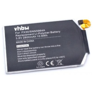 <b>Opis:</b><br><ul><li>Nadomestna baterija je izdelana po zasnovi in tehnologiji nemškega proizvajalca VHBW, kar zagotavlja odlično kvaliteto<br></li><li>Najsodobnejša tehnologija omogoča veliko ciklov polnjenja in praznjenja<br></li><li>Li-Polymer celice so prijazne okolju, obenem pa zagotavljajo delovanje brez spominskega učinka<br></li><li>Termično stikalo ščiti baterijske celice pred pregrevanjem, prenapolnitvijo in kratkim stikom<br></li><li>Visoka kapaciteta baterije, podaljšan čas delovanja pri mirovanju naprave, zelo počasno samopraznjenje<br></li><li>100% kompatibilnost z originalno baterijo</li><li>Baterijo polnimo z originalnim ali nadomestnim polnilcem</li><li>Certifikati CE in ROHS</li></ul><br><br><p><b>Originalne oznake:</b></p><ul><li>FX30</li><li>SNN5964A</li></ul><br><br><p><b>Primerno za:</b></p><p>Motorola:</p><ul><li>Moto X Pure Edition, Moto X Style, X Style X+2, XT1570, XT1572</li></ul><br><b>Lastnosti:</b><ul><li>Proizvajalec: VHBW</li><li>Vrsta: Li-Polymer</li><li>Napetost: 3,8 V</li><li>Kapaciteta: 2.800 mAh (10,6 Wh)</li></ul><br>