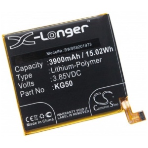 <b>Opis:</b><br><ul><li>Nadomestna baterija je izdelana po zasnovi in tehnologiji nemškega proizvajalca VHBW, kar zagotavlja odlično kvaliteto<br></li><li>Najsodobnejša tehnologija omogoča veliko ciklov polnjenja in praznjenja<br></li><li>Li-Polymer celice so prijazne okolju, obenem pa zagotavljajo delovanje brez spominskega učinka<br></li><li>Termično stikalo ščiti baterijske celice pred pregrevanjem, prenapolnitvijo in kratkim stikom<br></li><li>Visoka kapaciteta baterije, podaljšan čas delovanja pri mirovanju naprave, zelo počasno samopraznjenje<br></li><li>100% kompatibilnost z originalno baterijo</li><li>Baterijo polnimo z originalnim ali nadomestnim polnilcem</li><li>Certifikati CE in ROHS</li></ul><br><br><p><b>Originalne oznake:</b></p><ul><li>KG50</li></ul><br><br><p><b>Primerno za:</b></p><p>Motorola:</p><ul><li>Moto One Hyper, XT2027, XT2027-1, XT2027-2, XT2027-3<br></li></ul><br><b>Lastnosti:</b><ul><li>Proizvajalec: VHBW</li><li>Vrsta: Li-Polymer</li><li>Napetost: 3,85 V</li><li>Kapaciteta: 3.900mAh (15,02 Wh)</li></ul><br>