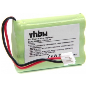 <br><b>Opis:</b><br><ul><li>Nadomestna baterija je izdelana po zasnovi in tehnologiji nemškega proizvajalca VHBW, kar zagotavlja odlično kvaliteto<br></li><li>Najsodobnejša tehnologija omogoča veliko ciklov polnjenja in praznjenja<br></li><li>Ni-MH celice so prijazne okolju, obenem pa zagotavljajo delovanje brez spominskega učinka<br></li><li>Termično stikalo ščiti baterijske celice pred pregrevanjem, prenapolnitvijo in kratkim stikom<br></li><li>Visoka kapaciteta baterije, podaljšan čas delovanja pri mirovanju naprave, zelo počasno samopraznjenje<br></li><li>100% kompatibilnost z originalno baterijo</li><li>Baterijo polnimo z originalnim ali nadomestnim polnilcem</li><li>Certifikati CE in ROHS</li></ul><br><br><p><b>Originalne oznake:</b></p><ul><li>60AAAH3BMJ</li><li>65AAAH3BMJ</li><li>BT-C250</li><li>GP80AAALH3BMJ</li><li>GP85AAALH3BMJ</li><li>0710</li><li>60AAAH3BMJ</li><li>85AAALH3BMJ</li><li>525734-001</li><li>3SN54AAA80HSJ1</li><li>3SNAAA55HSJ1</li><li>3SNAAA60HSJ1</li><li>3SN-AAA75H-S-J1F</li><li>80-0099-00-00</li><li>80-1323-00-00</li><li>89-1323-00-00<br></li></ul><br><br><p><b>Primerno za:</b></p><p>AEG:</p><ul><li>Birdy Voice</li></ul><br><p>Audioline:</p><ul><li>5015, 70, 71, CP60, CP70</li></ul><br><p>Bell South:</p><ul><li>BS5822</li></ul><br><p>Betacom:</p><ul><li>BC400</li></ul><br><p>Binatone:</p><ul><li>Cheetah Range, E3250, E920, Easy Touch 100, Easy Touch 200, Icaras 200, Icaras 400, Icaras 8, Icaras 800, Icaras 8000, Icarus 8, Icarus 80, Icarus 800, Icarus 8000, Pegasys 8, Pegasys 80, Pegasys 800, Pegasys 8000, Ranger, Ranger 100</li></ul><br><p>Cable & Wireless:</p><ul><li>CWR 2200</li></ul><br><p>Casio:</p><ul><li>2500, 2600, PM139BAT, PMP3905, PMP3950, PMP3955, PMP3980, PMP3985, T-2600</li></ul><br><p>Clarity:</p><ul><li>74245, C420, C430, C435; DORO 160 DECT, 360 DECT, 60, 60 DECT, DECT60, Doro 160, Matra 150 Quattro, Matra Dunea 160C, Matra Dunea 260C, Matra Dunea 350C, Matra Dunea 360, Matra Dunea 360C, Matra Dunea 362C, Matra Dunea 60C, Matra Qunea, Matra Qunea 150, Matra Qunea 150C, Matra Qunea 160, Matra Solea 100, Matra Solea 150, Matra Solea 160C, Matra Solea 200, Matra Solea 250, Matra Solea 300, Matra Solea 350C, Matra Solea 352C</li></ul><br><p>Geemarc:</p><br><ul><li>CC40, CC50, CC60</li></ul><br><p>Logicom:</p><ul><li>CT800</li></ul><br><p>Lucent:</p><ul><li>27910, 8058480000, 8900990000, E1112, E1113, E1114, E1912, E191913, E191914, E191937, E2801, E2802, E2803, E2811, E2812 , E2813, E2901, E2902, E2913, E2914, E3813, E3814, E5602, E5605, E5640, E5643, E5644, E5654, E5655, E5901, E5902, E5903, E5910, E5917, E5923, E5924, E5926, E5927, E5933, E5934, E5937, E5938, E5939, E5943, E5944, E5947, E595911, E595912, E595913, E595914, E595918, E595921, E595922, E5971, E5972, E5981, E5982, E6001, E6002, E6012, E6013, E6014;</li></ul><br><p>Motorola:</p><ul><li>525734-001, C50, C51, E32, E33, E34, E51, E52, MD7101, MD7151, MD7161, MD7161-3, MD761, SD4501, SD4502, SD4550, SD4551, SD4561, SD4581, SD4591, SD45917501, SD7500, SD7501, SD7502, SD7561, SD7581</li></ul><br><p>Nomad:</p><ul><li>27910, 8058480000, 8900990000, E1112, E1113, E1114, E1912, E191913, E191914, E191937, E2801, E2802, E2803, E2811, E2812 , E2813, E2901, E2902, E2913, E2914, E3813, E3814, E5602, E5605, E5640, E5643, E5644, E5654, E5655, E5901, E5902, E5903, E5910, E5917, E5923, E5924, E5926, E5927, E5933, E5934, E5937, E5938, E5939, E5943, E5944, E5947, E595911, E595912, E595913, E595914, E595918, E595921, E595922, E5971, E5972, E5981, E5982, E6001, E6002, E6012, E6013, E6014</li></ul><br><p>Northwestern Bell:</p><ul><li>35818, 35819, 35820, 35821, 35828, 35829, 35858, 35859</li></ul><br><p>NTL:</p><br><ul><li>R66, R77, R88</li></ul><br><p>Olympia:</p><ul><li>Birdy Voice, Serd Concord 3263</li></ul><br><p>Oregon Scientific:</p><ul><li>WR602, WW338</li></ul><br><p>Phone Mate:</p><ul><li>PM139BAT, PMP3905, PMP3950, PMP3955, PMP3980, PMP3985</li></ul><br><p>Radio Shack:</p><ul><li>23959, 432105, 60AAAH3BJ22, CLT2402, CLT2403, CLT2412, CLT2413, CLT2418, CLT2419, CLT2422, CLT2423, CLT9911, CLT9916, CLTJ30, CLTJ40, CLTJ50, CLTJ60, CLTU12, CLTU20, CLTU22, CLTU30, CLTU32, CLTW10, CLTW20, CLTW25, ET2105, GES3AHRAAAU, GES3AHRAACL, GESPC3F03; RCA 21009GE3, 21018GE3, 21028GE3, 21098, 21900, 21905, 25110, 25413, 25414, 25415, 25831GE3, 25832GE3, 25833, 25932, 26977, 27700GE2, 27901, 27907, 27910, 2791GE1, 27920, 27925, 27930, 27931, 27935, 27936, 27938GE1, 27939GE3, 27980, 27990, 27993, 28110, 28111, 28112, 52522, 52523, 52539, 52650, 52721, T-T103</li></ul><br><p>Sanyo:</p><ul><li>60AAAH3BJ22, CLT2402, CLT2403, CLT2412, CLT2413, CLT2418, CLT2419, CLT2422, CLT2423, CLT9911, CLT9916, CLTJ30, CLTJ40, CLTJ50, CLTJ60, CLTU12, CLTU20, CLTU22, CLTU30, CLTU32, CLTW10, CLTW20, CLTW25, GES3AHRAAAU, GES3AHRAACL, GESPC3F03</li></ul><br><p>Sony:</p><ul><li>5822, 5823, 5829, 5845, 5849, 5851, 5859, 5875, 5939, 6717, 6720, 6725, 6727, 6735, 6763, 6764, 6765, 6767, 6772, 6773, 6775, 6778, 6783, 6785, 6786, 6787, 6788, 6789, 6803, 6807, 6820, 6821, 6822, 6861, 6862, 6866, 6870, 6872, 6873, 6877, 6879, 6882, 6885, 6889, 6890, 6896, 6897</li></ul><br><p>Southern Telecom:</p><ul><li>MC1000, MC1000HS</li></ul><br><p>Southwestern Bell:</p><ul><li>2200, F2200, Freedom Phone S2200;</li></ul><br><p>Telstra:</p><ul><li>V580A, V580Q</li></ul><br><p>Topcom:</p><br><ul><li>Coccon 350, Cocoon 300</li></ul><br><p>Uniden:</p><ul><li>5822, 5823, 5829, 5845, 5849, 5851, 5859, 5875, 6717, 6720, 6725, 6727, 6735, 6763, 6764, 6765, 6767, 6772, 6773, 6775, 6778, 6783, 6785, 6786, 6787, 6788, 6789, 6803, 6807, 6820, 6821, 6822, 6861, 6862, 6866, 6870, 6872, 6873, 6877, 6879, 6882, 6885, 6889, 6890, 6896, 6897</li></ul><br><p>V-TECH:</p><ul><li>27910, 5822, 5829, 5839, 5851, 5859, 5939, 6725, 6763, 6765, 6772, 6773, 6775, 6783, 6785, 6803, 6807, 6820, 6821, 6822BAT, 6861, 6866, 6870, 6872, 6879, 6880, 6882, 6889, 6897, 8900990000, 8913230000, DS4121, i6717, i6720, i6725, i6727, i6735, i6757, i6763, i6764, i6765, i6767, i6772, i6773, i6775, i6777, i6778, i6783, i6785, i6786, i6787, i6788, i6789, i6820, i6821, i6822, i6861, ia5823, ia5829, ia5839, ia5845, ia5849, ia5851, ia5859, ia5875, MI6803, MI6807, MI6820, MI6821, MI6822, MI6861, MI6862, MI6866, MI6870, MI6872, MI6873, MI6877, MI6879, MI6882, MI6885, MI6889, MI6896, MI6897;</li></ul><br><p>Wintonic:</p><br><br><ul ><li >Buttler 200</li></ul><br><br><b>Lastnosti:</b><ul><li>Proizvajalec: VHBW</li><li>Vrsta: Ni-MH</li><li>Napetost: 3,6 V</li><li>Kapaciteta: 700 mAh (2,52 Wh)</li></ul><br>