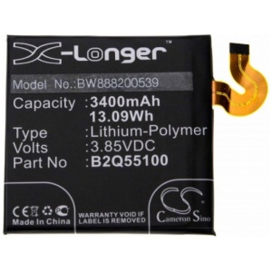 <b>Opis:</b><br><ul><li>Nadomestna baterija je izdelana po zasnovi in tehnologiji nemškega proizvajalca VHBW, kar zagotavlja odlično kvaliteto<br></li><li>Najsodobnejša tehnologija omogoča veliko ciklov polnjenja in praznjenja<br></li><li>Li-Polymer celice so prijazne okolju, obenem pa zagotavljajo delovanje brez spominskega učinka<br></li><li>Termično stikalo ščiti baterijske celice pred pregrevanjem, prenapolnitvijo in kratkim stikom<br></li><li>Visoka kapaciteta baterije, podaljšan čas delovanja pri mirovanju naprave, zelo počasno samopraznjenje<br></li><li>100% kompatibilnost z originalno baterijo</li><li>Baterijo polnimo z originalnim ali nadomestnim polnilcem</li><li>Certifikati CE in ROHS</li></ul><br><br><p><b>Originalne oznake:</b></p><ul><li>35H00278-00M<br></li><li>B2Q55100</li></ul><br><p><b>Primerno za:</b></p><ul></ul><br>HTC:<br><ul><li>Exodus 1, Exodus 1 Global, Exodus 1 Global Dual SIM, U12 Plus, U12+<br></li></ul><br><b>Lastnosti:</b><ul><li>Proizvajalec: VHBW</li><li>Vrsta: Li-Polymer</li><li>Napetost: 3,85 V</li><li>Kapaciteta: 3.400 mAh (13,09 Wh)</li></ul><br>