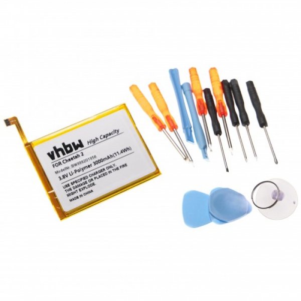 Opis:Nadomestna baterija je izdelana po zasnovi in tehnologiji nemškega proizvajalca VHBW, kar zagotavlja odlično kvalitetoNajsodobnejša tehnologija omogoča veliko ciklov polnjenja in praznjenjaLi-Polymer celice so prijazne okolju, obenem pa zagotavljajo delovanje brez spominskega učinkaTermično stikalo ščiti baterijske celice pred pregrevanjem, prenapolnitvijo in kratkim stikomVisoka kapaciteta baterije, podaljšan čas delovanja pri mirovanju naprave, zelo počasno samopraznjenje100% kompatibilnost z originalno baterijoBaterijo polnimo z originalnim ali nadomestnim polnilcemCertifikati CE in ROHSOriginalne oznake:CubotCheetah2Primerno za:Cubot:Cheetah 2Lastnosti:Proizvajalec: VHBWVrsta: Li-PolymerNapetost: 3,8 VKapaciteta: 3.000 mAh (11,4 Wh)