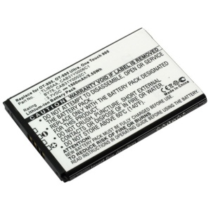 <b>Opis:</b><br><ul><li>Nadomestna baterija je izdelana po zasnovi in tehnologiji nemškega proizvajalca OTB, kar zagotavlja odlično kvaliteto<br></li><li>Najsodobnejša tehnologija omogoča veliko ciklov polnjenja in praznjenja<br></li><li>Li-Ion celice so prijazne okolju, obenem pa zagotavljajo delovanje brez spominskega učinka<br></li><li>Termično stikalo ščiti baterijske celice pred pregrevanjem, prenapolnitvijo in kratkim stikom<br></li><li>Visoka kapaciteta baterije, podaljšan čas delovanja pri mirovanju naprave, zelo počasno samopraznjenje<br></li><li>100% kompatibilnost z originalno baterijo</li><li>Baterijo polnimo z originalnim ali nadomestnim polnilcem</li><li>Certifikati CE in ROHS</li></ul><br><br><p><b>Originalne oznake:</b></p><ul><li>BY75</li><li>TLIB5AA</li></ul><br><br><p><b>Primerno za:</b></p><p>Alcatel:</p><ul><li>One Touch 995, OT-995, OT-995 Ultra</li></ul><br><b>Lastnosti:</b><ul><li>Proizvajalec: OTB</li><li>Vrsta: Li-Ion</li><li>Napetost: 3,7 V</li><li>Kapaciteta: 1.500 mAh (5,55 Wh)</li></ul><br>