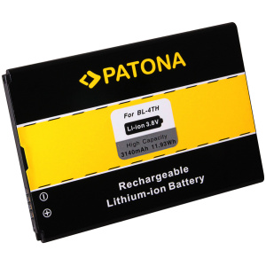 <b>Opis:</b><br><ul><li>Nadomestna baterija je izdelana po zasnovi in tehnologiji nemškega proizvajalca Patona, kar zagotavlja odlično kvaliteto<br></li><li>Najsodobnejša tehnologija omogoča veliko ciklov polnjenja in praznjenja<br></li><li>Li-Ion celice so prijazne okolju, obenem pa zagotavljajo delovanje brez spominskega učinka<br></li><li>Termično stikalo ščiti baterijske celice pred pregrevanjem, prenapolnitvijo in kratkim stikom<br></li><li>Visoka kapaciteta baterije, podaljšan čas delovanja pri mirovanju naprave, zelo počasno samopraznjenje<br></li><li>100% kompatibilnost z originalno baterijo</li><li>Baterijo polnimo z originalnim ali nadomestnim polnilcem</li><li>Certifikati CE in ROHS</li></ul><br><br><p><b>Originalne oznake:</b><br></p><ul><li>BL-48TH</li><li>EAC62058511</li><li>EAC62058511 LLL</li><li>CS-LKE980SL<br></li></ul><br><p><b>Primerno za:</b></p>LG:<br><ul><li>LG Optimus G Pro, G Pro Lite Dual, D686, E986, E940, E977, E980, E988, F-240K, F240S, Gee FHD L-04E<br></li></ul><br><b>Lastnosti:</b><ul><li>Proizvajalec: Patona</li><li>Vrsta: Li-Ion</li><li>Napetost: 3,8 V</li><li>Kapaciteta: 3.140 mAh (11,93 Wh)</li></ul><br>