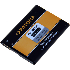 <b>Opis:</b><br><ul><li>Nadomestna baterija je izdelana po zasnovi in tehnologiji nemškega proizvajalca Patona, kar zagotavlja odlično kvaliteto<br></li><li>Najsodobnejša tehnologija omogoča veliko ciklov polnjenja in praznjenja<br></li><li>Li-Ion celice so prijazne okolju, obenem pa zagotavljajo delovanje brez spominskega učinka<br></li><li>Termično stikalo ščiti baterijske celice pred pregrevanjem, prenapolnitvijo in kratkim stikom<br></li><li>Visoka kapaciteta baterije, podaljšan čas delovanja pri mirovanju naprave, zelo počasno samopraznjenje<br></li><li>100% kompatibilnost z originalno baterijo</li><li>Baterijo polnimo z originalnim ali nadomestnim polnilcem</li><li>Certifikati CE in ROHS</li></ul><br><br><p><b>Originalne oznake:</b></p><ul><li>HB4W1</li><li>HB4W1H<br></li></ul><br><br><p><b>Primerno za:</b></p><p>Huawei:</p><ul><li>Ascend Y210, Y530, G510, Ascend G510, Ascend Y210, Ascend Y210-0151, Ascend Y210C, C8813, T8951, U8685D, U8951D, Ascend W2, Ascend W2-U00, Ascend W2-101 Orange Daytona, Ascend G530, Ascend G510, Ascend G530, Ascend Y210, Ascend Ascend U8685D, Ascend U8951D, Vitria H882L</li></ul><br><b>Lastnosti:</b><ul><li>Proizvajalec: Patona</li><li>Vrsta: Li-Ion</li><li>Napetost: 3,7 V</li><li>Kapaciteta: 1.700 mAh (6,29 Wh)</li></ul><br>