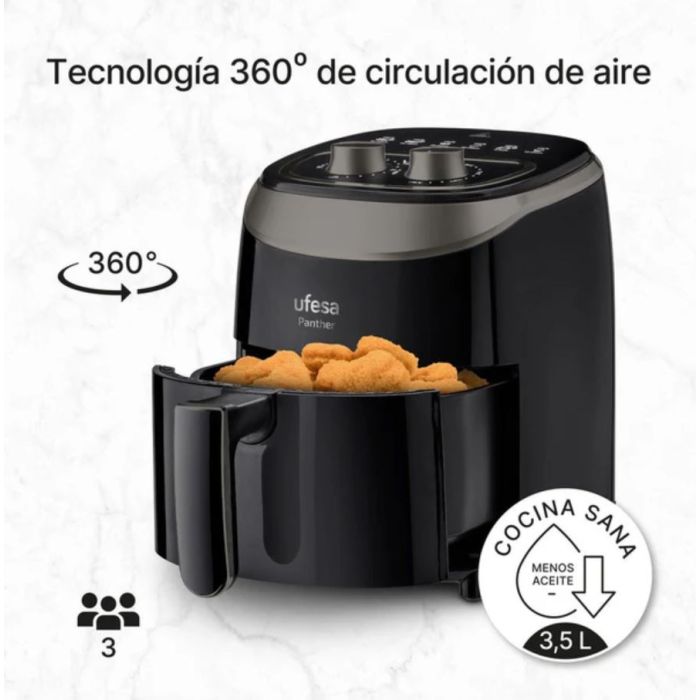 Ufesa zračni cvrtnik Panther 3.5L 1.500 W - slika 2