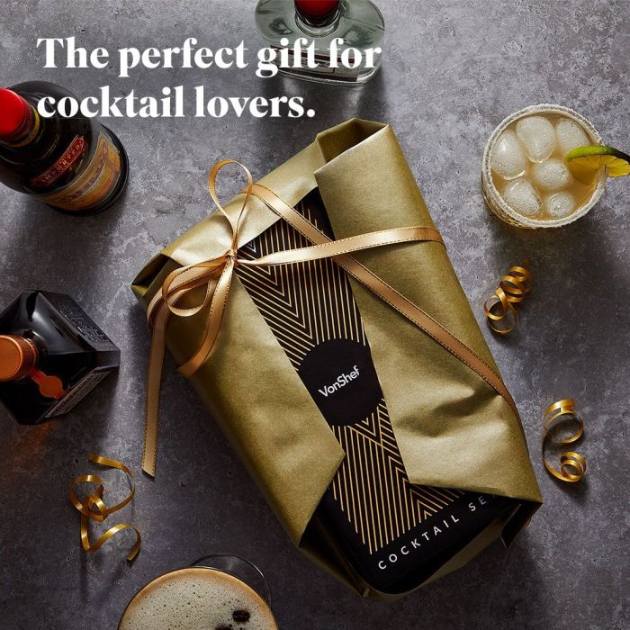 VonShef 6 delni set za koktajle Parisian Rose Gold - slika 3