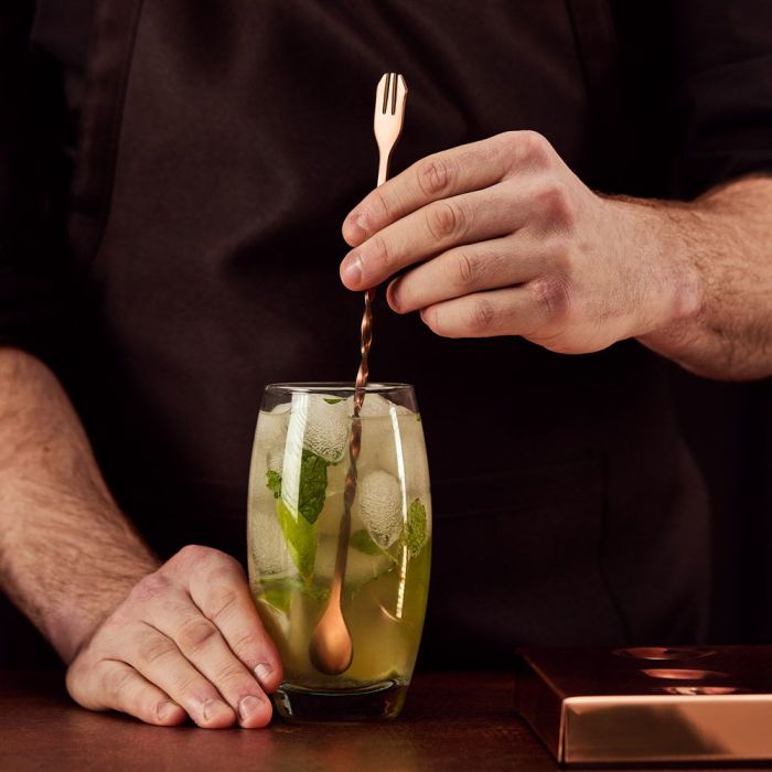 VonShef 6 delni set za koktajle Parisian Rose Gold | E-specialisti.si