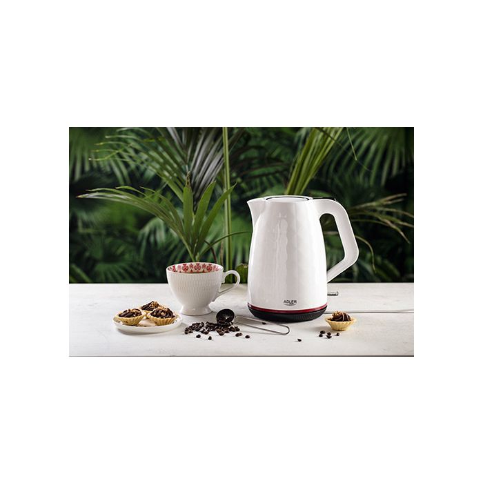 Adler grelnik vode 1,7L 2200W bel plastičen - slika 4