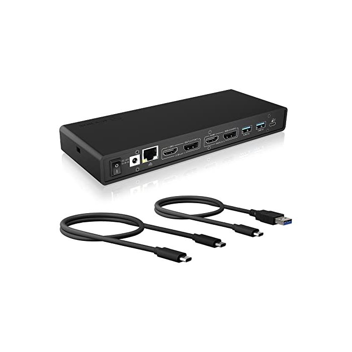 Icybox IB-DK2245AC Docking USB-C priklopna postaja z dvojnim video priključkom - slika 2