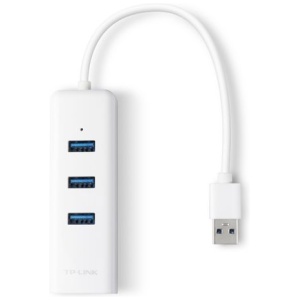 TP-LINK UE330 USB 3.0 3 portni HUB & RJ45 Gigabit Ethernet adapter