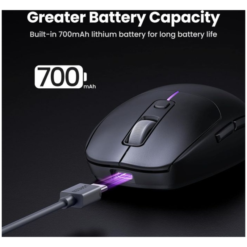 Logitech tipkovnica +miška brezžična Desktop MK295 SLO - grafitna barva SLO, silent - Image 3