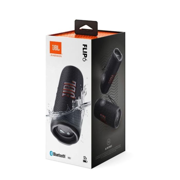 JBL Flip 6 Bluetooth prenosni zvočnik, črn - slika 3