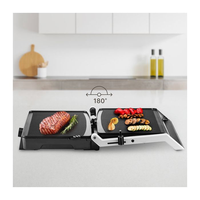 Ufesa Press Grill Jaya 2000 – električni kontaktni žar, 2000 W, z 180° - slika 4