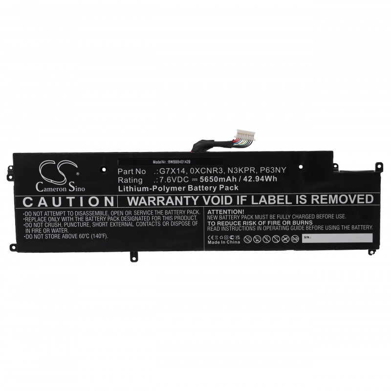 Baterija za Dell Latitude 13 7370, P63NY, 5650 mAh - slika 2