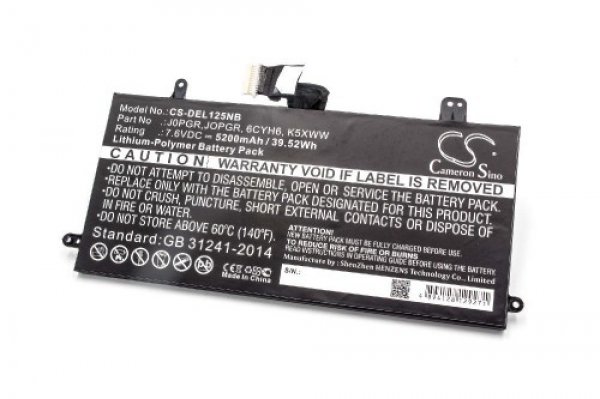 Baterija za Dell Latitude 12 5285 / 12 5289, 5200 mAh - slika 2