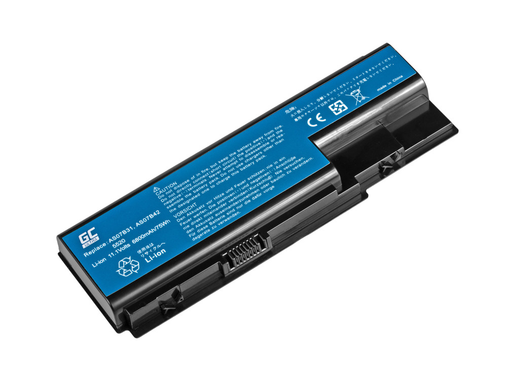 Baterija za Acer Aspire 5200 / 5300 / 5500, 11.1 V, 6800 mAh - slika 2
