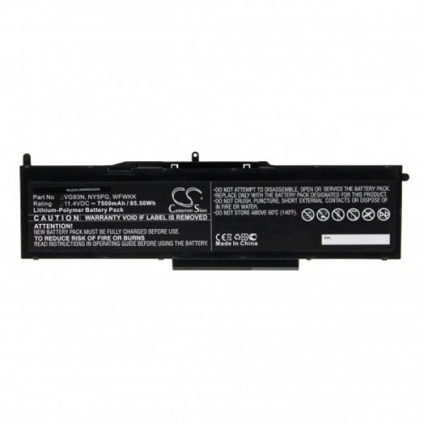Baterija za Dell Latitude 5580 / Latitude 5591, 7500 mAh - slika 2