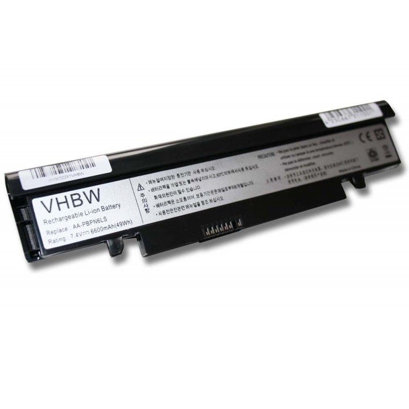Baterija za Samsung NC110 / NC210, črna, 6600 mAh - slika 2