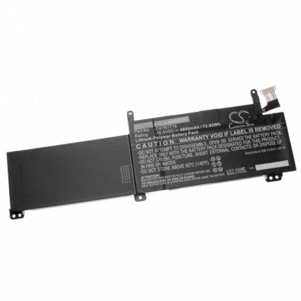 Baterija za Asus GL703G / GL703GM, C41N1716, 4800 mAh - slika 2