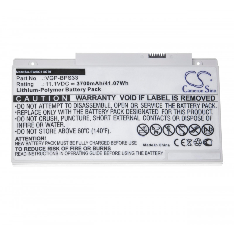 Baterija za Sony Vaio VGP-BPS33, 3700 mAh - slika 2