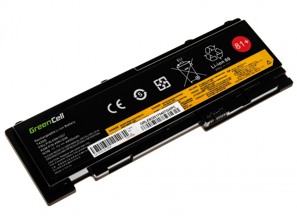 Baterija za Lenovo ThinkPad T420s / T420si / T430s / T430si, 3400 mAh - slika 2