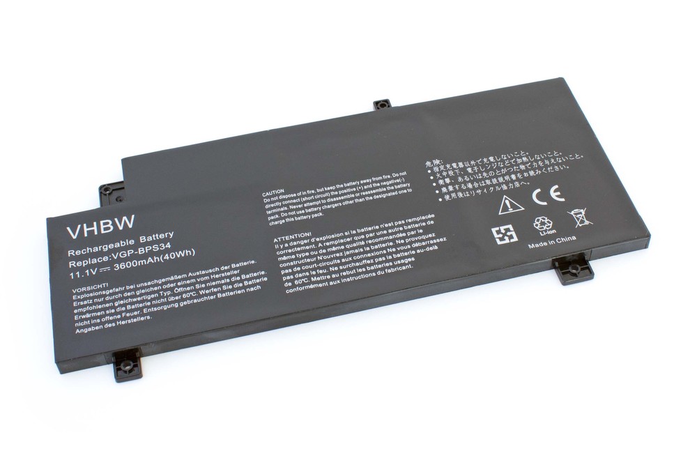 Baterija za Sony Vaio VGP-BPS34, 3600 mAh - slika 2