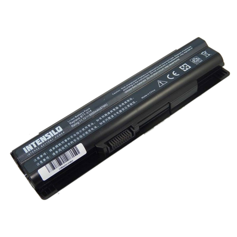 Baterija za Medion Akoya Mini E1311 / E1315 / MSI CR650, črna, 6000 mAh - slika 2