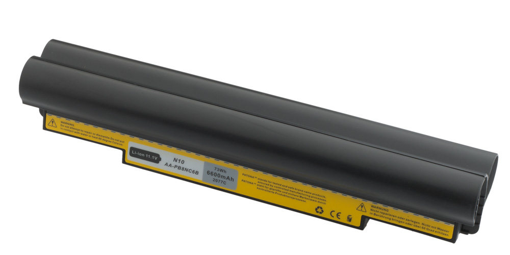 Baterija za Samsung NC10 / NC20 / N120 / N140, črna, 6600 mAh - slika 2
