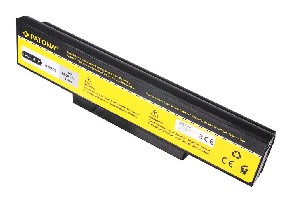 Baterija za Asus A72 / K72 / N71 / N73, 6600 mAh - slika 2