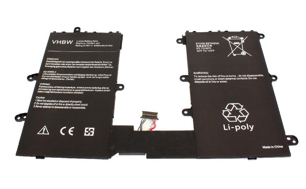 Baterija za HP Pro Tablet 610 G1 / Omni 10, 8250 mAh - slika 2