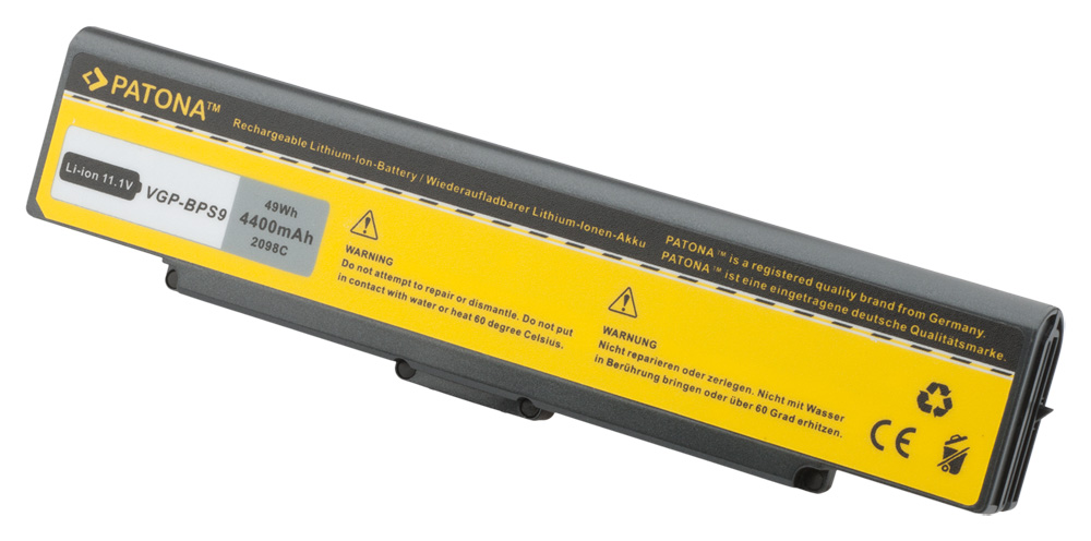 Baterija za Sony Vaio VGP-BPS9 / VGP-BPL9, 4400 mAh - slika 2