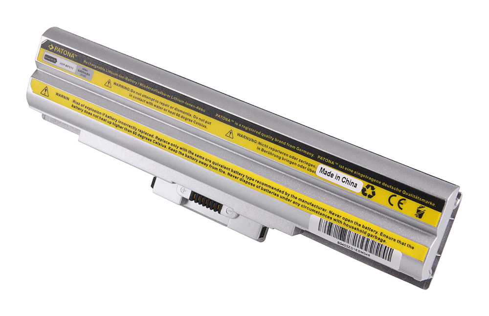 Baterija za Sony Vaio VGP-BPS13 / VGP-BPS21, srebrna, 4400 mAh - slika 2