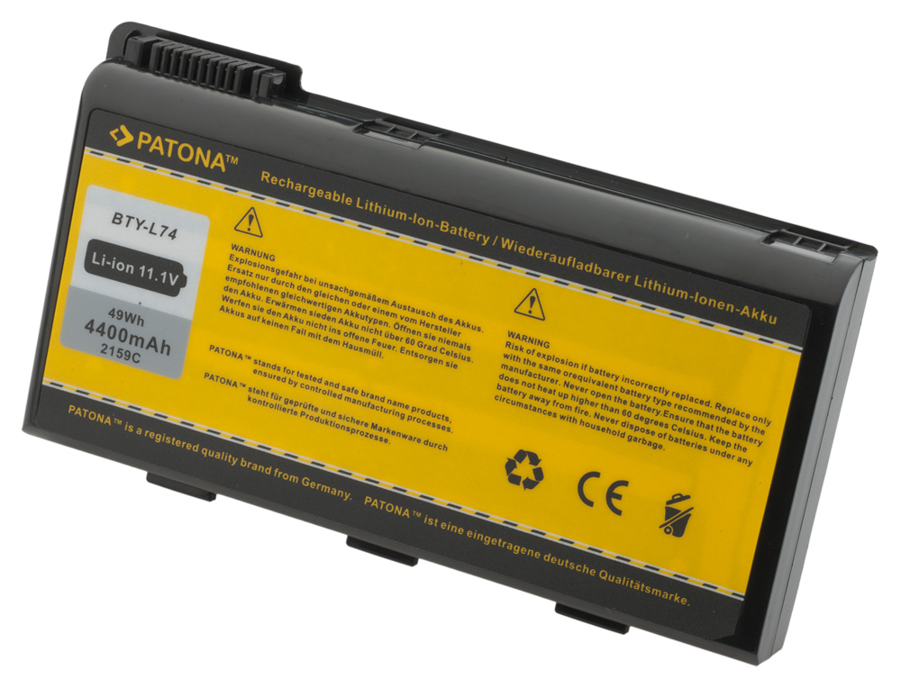 Baterija za MSI A5000 / A6000 / A6200 / CR600, 4400 mAh - slika 2