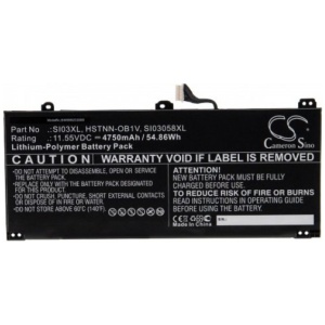 <br><b>Opis:</b><br><ul><li>Nadomestna baterija je izdelana po zasnovi in tehnologiji nemškega proizvajalca VHBW, kar zagotavlja odlično kvaliteto<br></li><li>Najsodobnejša tehnologija omogoča veliko ciklov polnjenja in praznjenja<br></li><li>Li-Polymer celice so prijazne okolju, obenem pa zagotavljajo delovanje brez spominskega učinka<br></li><li>Termično stikalo ščiti baterijske celice pred pregrevanjem, prenapolnitvijo in kratkim stikom<br></li><li>Visoka kapaciteta baterije, podaljšan čas delovanja pri mirovanju naprave, zelo počasno samopraznjenje<br></li><li>100% kompatibilnost z originalno baterijo</li><li>Baterijo polnimo z originalnim ali nadomestnim polnilcem</li><li>Certifikati CE in ROHS</li></ul><br><br><p><b>Originalne oznake:</b></p><ul><li>HSTNN-IB9S</li><li>HSTNN-OB1V</li><li>M12329-1D1</li><li>M12329-AC1</li><li>SI03058XL</li><li>SI03XL</li></ul><br><br><p><b>Primerno za:</b></p><div >HP: </div><div><ul><li>Chromebook X360 14-B</li></ul><br></div><br><b>Lastnosti:</b><ul><li>Proizvajalec: VHBW</li><li>Vrsta: Li-Polymer</li><li>Napetost: 11,55 V</li><li>Kapaciteta: 4.750 mAh (54,86 Wh)</li></ul><br>