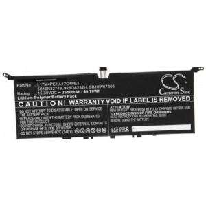 <br><p><b>Opis:</b><br></p><ul><li>Nadomestna baterija je izdelana po zasnovi in tehnologiji nemškega proizvajalca VHBW, kar zagotavlja odlično kvaliteto<br></li><li>Najsodobnejša tehnologija omogoča veliko ciklov polnjenja in praznjenja<br></li><li>Li-Polymer celice so prijazne okolju, obenem pa zagotavljajo delovanje brez spominskega učinka<br></li><li>Termično stikalo ščiti baterijske celice pred pregrevanjem, prenapolnitvijo in kratkim stikom<br></li><li>Visoka kapaciteta baterije, podaljšan čas delovanja pri mirovanju naprave, zelo počasno samopraznjenje<br></li><li>100% kompatibilnost z originalno baterijo</li><li>Baterijo polnimo z originalnim ali nadomestnim polnilcem</li><li>Certifikati CE in ROHS</li></ul><br><br><p><b>Originalne oznake:</b><br></p><ul><li>5B10R32748<br></li><li>928QA232H</li><li>L17C4PE1</li><li>L17M4PE1</li><li>SB10W67305</li></ul><br><p><b>Primerno za:</b></p><p>Lenovo:</p><ul><li>IdeaPad 730S 13, IdeaPad 730S-13IWL</li><li>Yoga S730, Yoga S730-13, Yoga S730-13IWL, Yoga S730-13IWL (81J0), Yoga S730-13IWL (81J0001GGE), Yoga S730-13IWL (81J0001WGE), Yoga S730-13IWL (81J0001XGE), Yoga S730-13IWL (81J00029GE), Yoga S730-13IWL(81J0002QGE)</li></ul><br><b>Lastnosti:</b><ul><li>Proizvajalec: VHBW</li><li>Vrsta: Li-Polymer</li><li>Napetost: 15,36 V</li><li>Kapaciteta: 2.650 mAh (40,70 Wh)</li></ul><br>