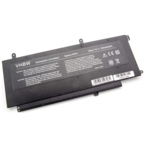 <br><b>Opis:</b><br><ul><li>Nadomestna baterija je izdelana po zasnovi in tehnologiji nemškega proizvajalca VHBW, kar zagotavlja odlično kvaliteto<br></li><li>Najsodobnejša tehnologija omogoča veliko ciklov polnjenja in praznjenja<br></li><li>Li-Polymer celice so prijazne okolju, obenem pa zagotavljajo delovanje brez spominskega učinka<br></li><li>Termično stikalo ščiti baterijske celice pred pregrevanjem, prenapolnitvijo in kratkim stikom<br></li><li>Visoka kapaciteta baterije, podaljšan čas delovanja pri mirovanju naprave, zelo počasno samopraznjenje<br></li><li>100% kompatibilnost z originalno baterijo</li><li>Baterijo polnimo z originalnim ali nadomestnim polnilcem</li><li>Certifikati CE in ROHS</li></ul><br><br><p><b>Originalne oznake:</b></p><ul><li>4P8PH<br></li><li>G05H0</li></ul><br><p><b>Primerno za:</b></p><p>Dell:</p><ul><li>Inspiron 15-7000, Inspiron 15-7347, Inspiron 15-7348, Inspiron 15-7547, Inspiron 15-7548<br></li></ul><br><b>Lastnosti:</b><ul><li>Proizvajalec: VHBW</li><li>Barva: črna</li><li>Vrsta: Li-Polymer</li><li>Napetost: 7,4 V</li><li>Kapaciteta: 7.500 mAh (55,50 Wh)</li></ul><br>
