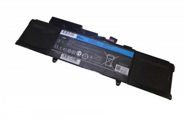 Opis:Nadomestna baterija je izdelana po zasnovi in tehnologiji nemškega proizvajalca VHBW, kar zagotavlja odlično kvalitetoNajsodobnejša tehnologija omogoča veliko ciklov polnjenja in praznjenjaLi-Ion celice so prijazne okolju, obenem pa zagotavljajo delovanje brez spominskega učinkaTermično stikalo ščiti baterijske celice pred pregrevanjem, prenapolnitvijo in kratkim stikomVisoka kapaciteta baterije, podaljšan čas delovanja pri mirovanju naprave, zelo počasno samopraznjenje100% kompatibilnost z originalno baterijoBaterijo polnimo z originalnim ali nadomestnim polnilcemCertifikati CE in ROHSOriginalne oznake:4RXFKC1JKHCIJKHFFK560FFK56Primerno za:Dell:Studio XPS 14, XPS 14 L421X Ultrabook, XPS 14 Ultrabook, XPS 14-L421x, XPS L421x, XPS14-2818Lastnosti:Proizvajalec: VHBWBarva: črnaVrsta: Li-PolymerNapetost: 14,8 VKapaciteta: 4.600 mAh (68 Wh)Število celic: 6